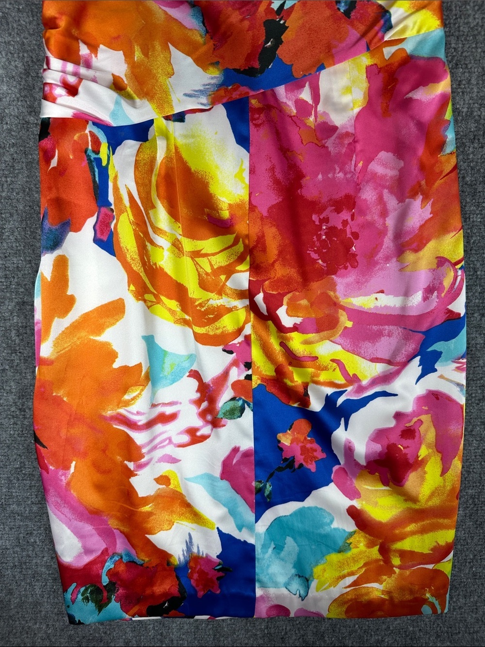 Lauren Ralph Lauren Floral Sleeveless Faux Wrap Midi Dress Women’s Size 8 - Picture 10 of 10